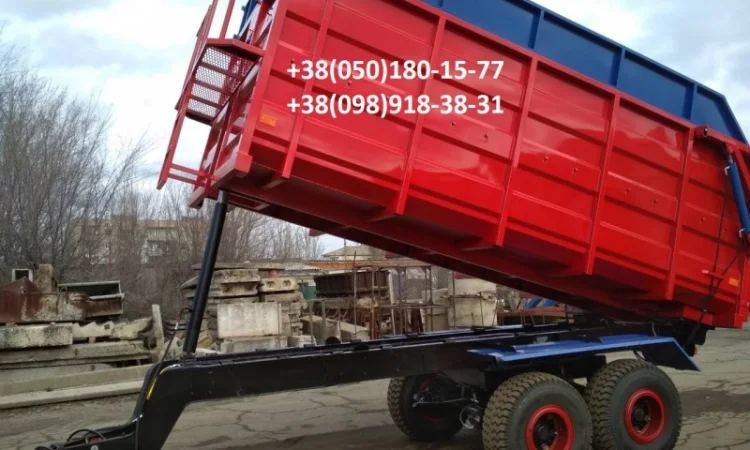 Прицеп тракторный с ГИДРОБОРТОМ 2ПТС-16. В наличии - фото № 3