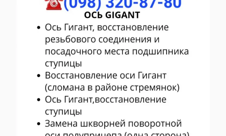 Техническое обслуживание и ремонт прицепов и полуприцепов - фото № 1