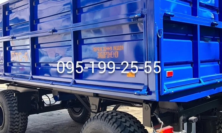 Причіп тракторний 2ПТС-6, 2ПТС-8, 2ПТС-9; запчастини 2ПТС-6, 2ПТС-8, 2ПТС-9 - фото № 1