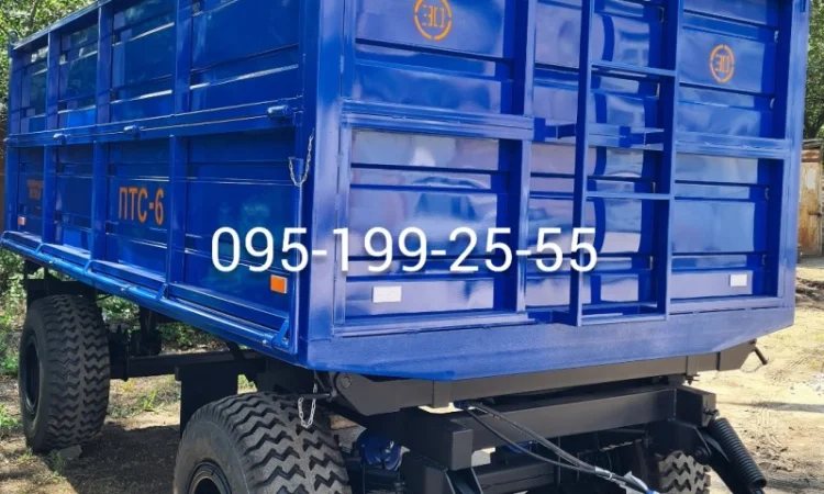 Причіп тракторний 2ПТС-6, 2ПТС-8, 2ПТС-9; запчастини 2ПТС-6, 2ПТС-8, 2ПТС-9 - фото № 2