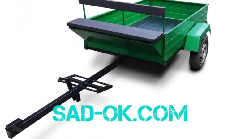 Прицеп мотоблочный. Для мотоблока. 1, 9 х 1, 15 м. Лучшая цена - фото № 2