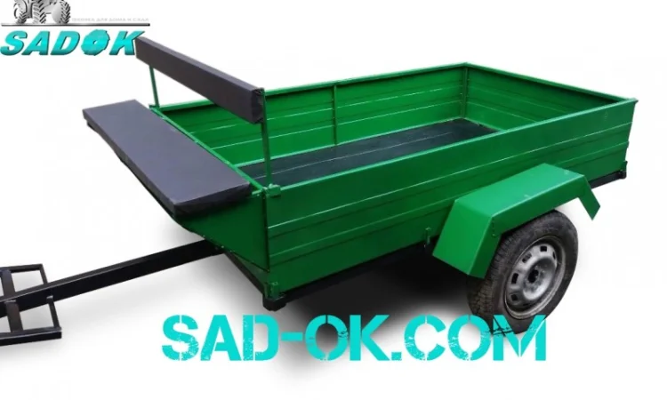 Прицеп мотоблочный. Для мотоблока. 1, 9 х 1, 15 м. Лучшая цена - фото № 4