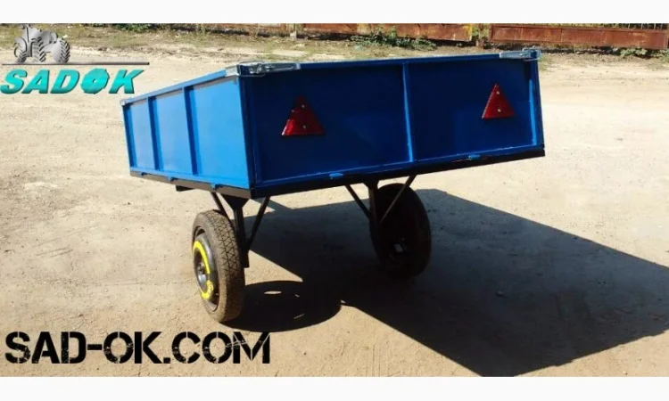 Прицеп причеп причіп одноосный Садок. Откидной. От Производителя - фото № 3