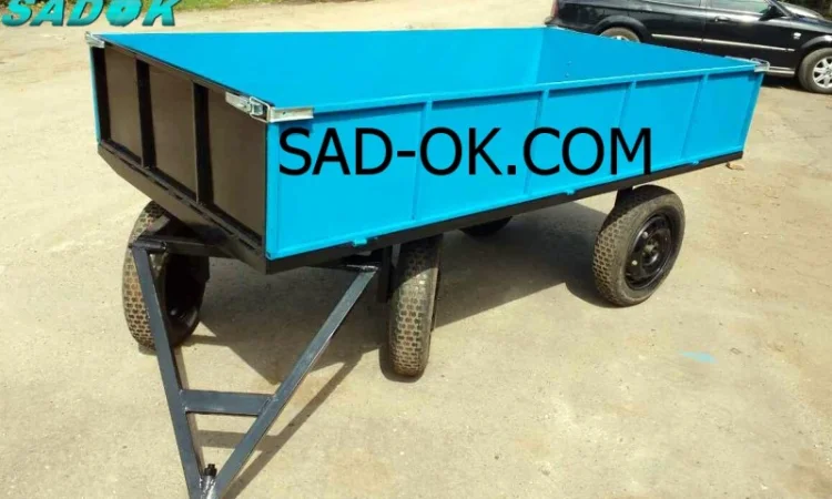 Прицеп причеп причіп одноосный Садок. Откидной. От Производителя - фото № 8