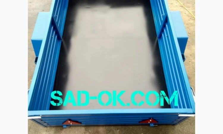 Лучший Прицеп мотоблочный. Для мотоблока. САМОСВАЛ - фото № 3