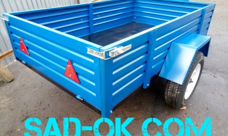 Лучший Прицеп мотоблочный. Для мотоблока. САМОСВАЛ - фото № 6