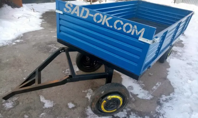 Прицеп причеп причіп двухосный Садок. Груз до 3 т. Откидной. Поворотный - фото № 1