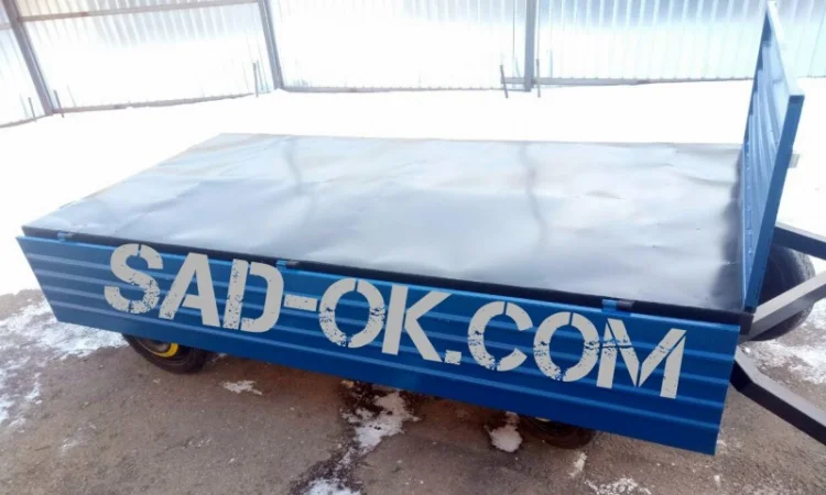 Прицеп причеп причіп двухосный Садок. Груз до 3 т. Откидной. Поворотный - фото № 19