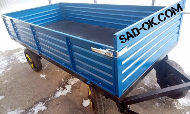 Прицеп причеп причіп двухосный Садок. Груз до 3 т. Откидной. Поворотный - фото № 16