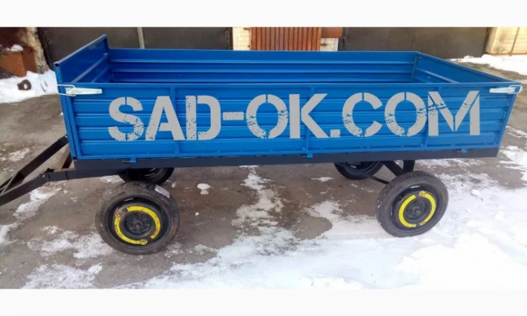 Прицеп причеп причіп двухосный Садок. Груз до 3 т. Откидной. Поворотный - фото № 15