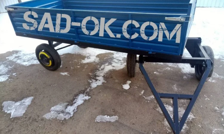 Прицеп причеп причіп двухосный Садок. Груз до 3 т. Откидной. Поворотный - фото № 2