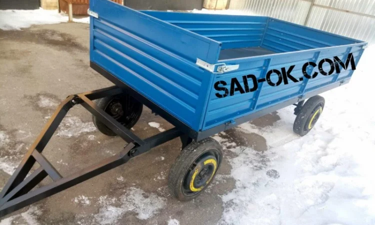 Прицеп причеп причіп двухосный Садок. Груз до 3 т. Откидной. Поворотный - фото № 11