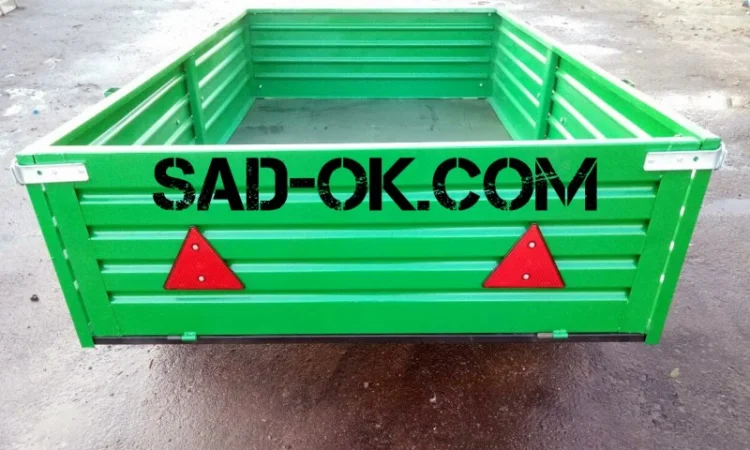 Прицеп причеп причіп двухосный Садок. Груз до 3 т. Откидной. Поворотный - фото № 4