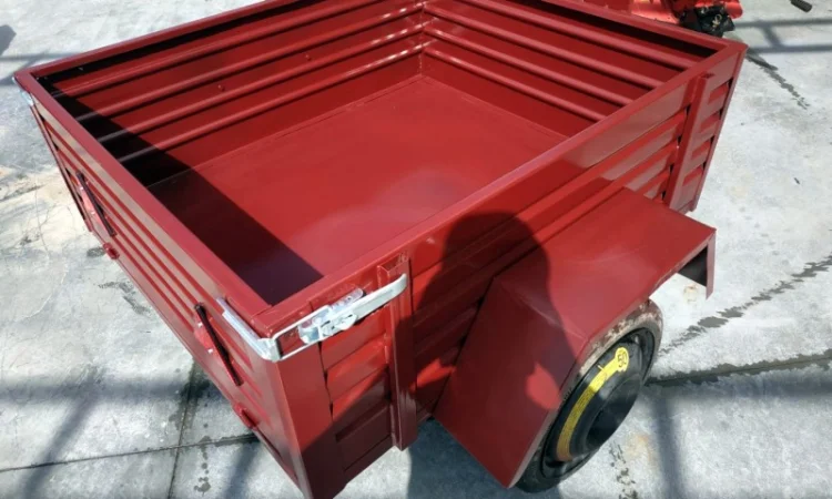 Прицеп Садок для мотоблока. 1, 25 х 1, 10 м. С тормозами - фото № 9