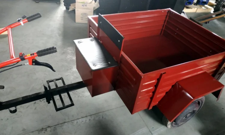 Прицеп Садок для мотоблока. 1, 25 х 1, 10 м. С тормозами - фото № 10