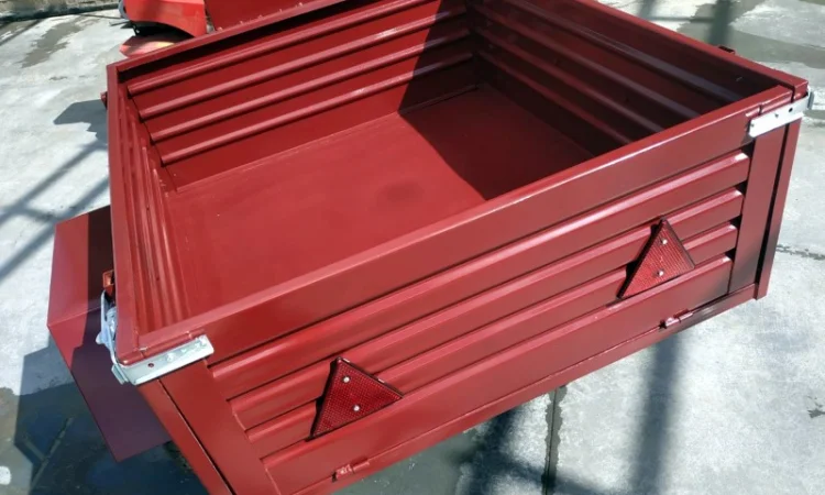 Прицеп Садок для мотоблока. 1, 25 х 1, 10 м. С тормозами - фото № 13