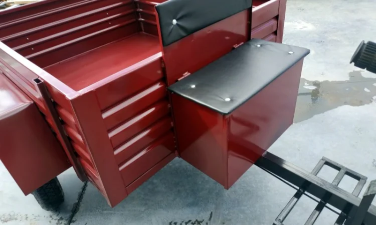 Прицеп Садок для мотоблока. 1, 25 х 1, 10 м. С тормозами - фото № 15