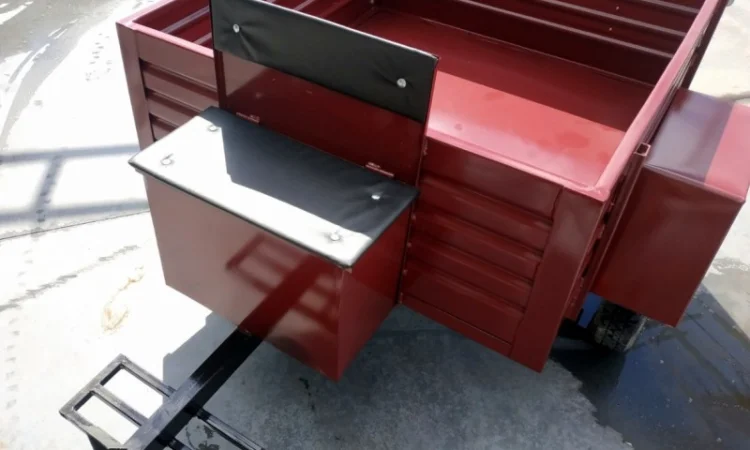 Прицеп Садок для мотоблока. 1, 25 х 1, 10 м. С тормозами - фото № 8