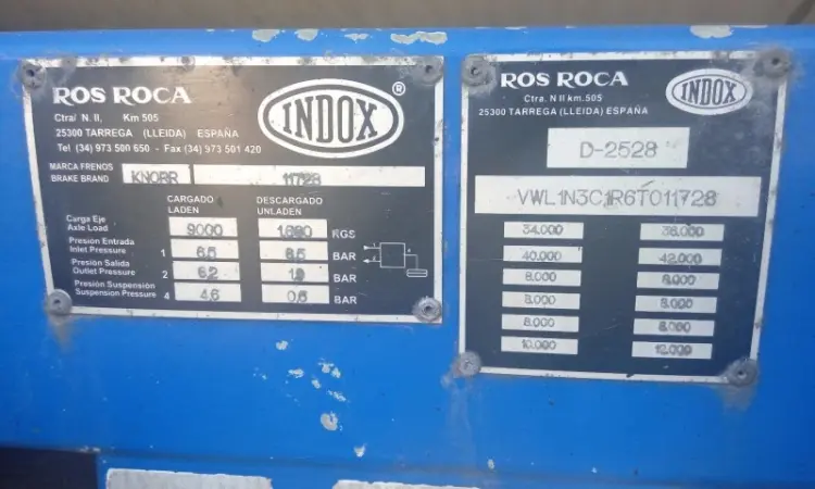 Продаж полуприцепа для перевозки сжиженого газа INDOX 2005 г. выпуска - фото № 6