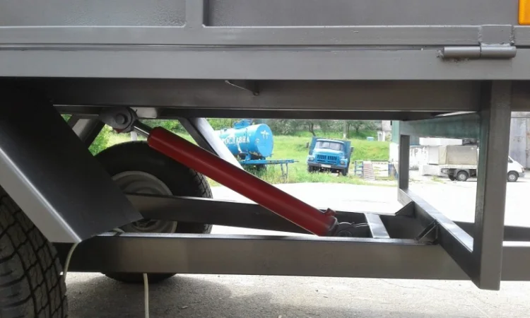 Прицеп одноосный для мини - трактора - фото № 3