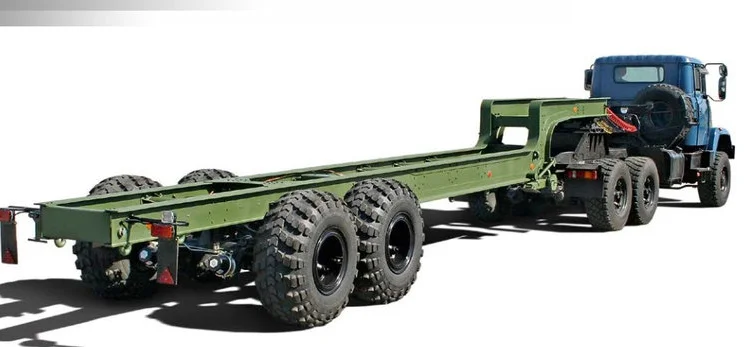 Полуприцеп КрАЗ H251H2 для монтажа и транспортировки различных установок - фото № 1