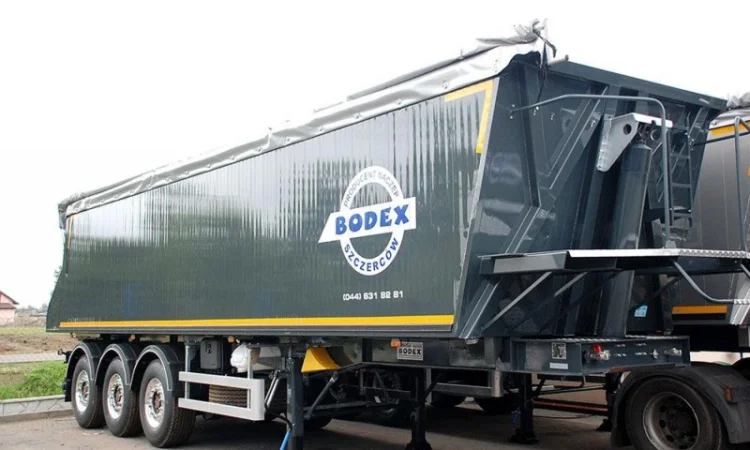 Полуприцеп самосвальный алюминиевый BODEX KIS 3WА1 35 м³ - фото № 2