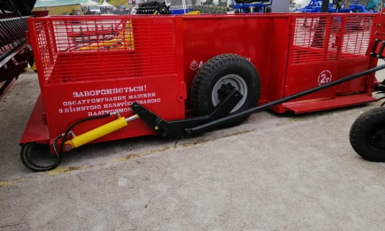 Причіп для перевозки свиней трап-візок ТТ-1С - фото № 5