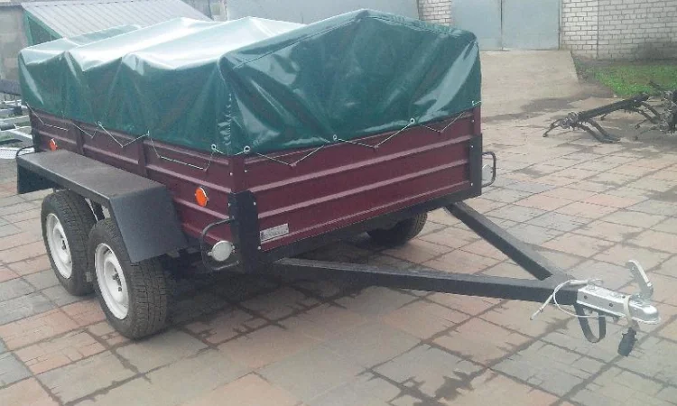 Прицеп легковой от Завода Лев 2.5х1.5 - фото № 2