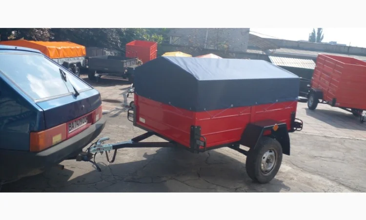 Легковой новый одноосный прицеп Лев 20 - фото № 1