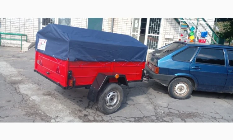 Легковой новый одноосный прицеп Лев 20 - фото № 2