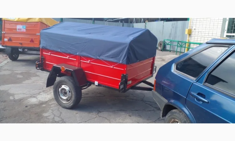 Легковой новый одноосный прицеп Лев 20 - фото № 3