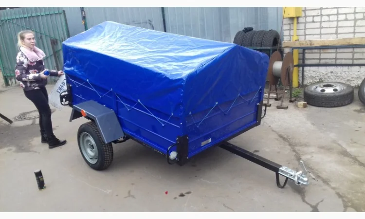 Легковой прицеп от производителя Лев СВ с высоким бортом - фото № 2