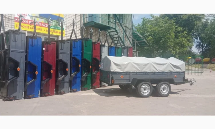 Новый двухосный прицеп Лев 250 - фото № 2