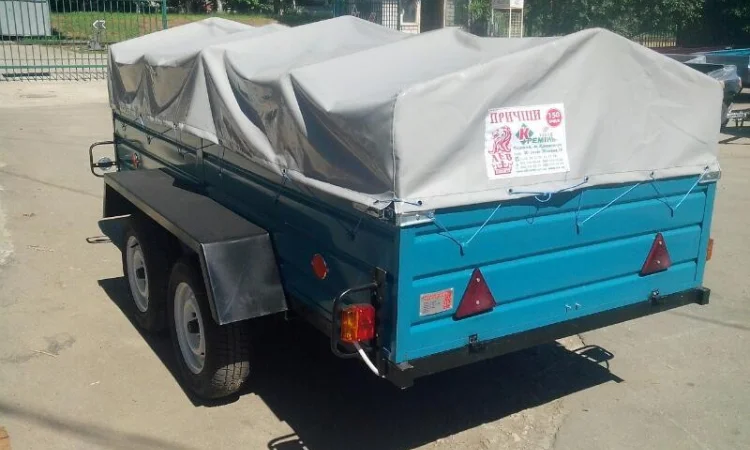 Новый двухосный прицеп Лев 250 - фото № 3