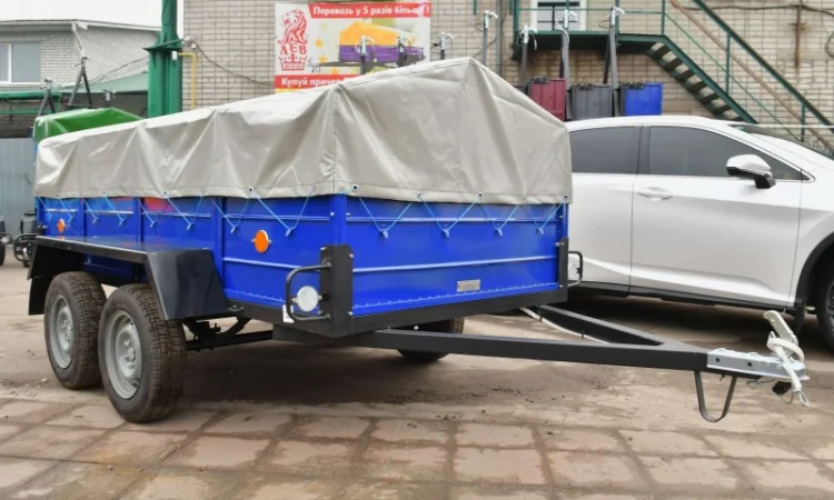 Новый двухосный прицеп Лев 250 - фото № 4