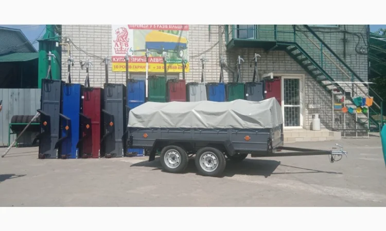 Новый леговой двухосный прцеп от производителя - фото № 3