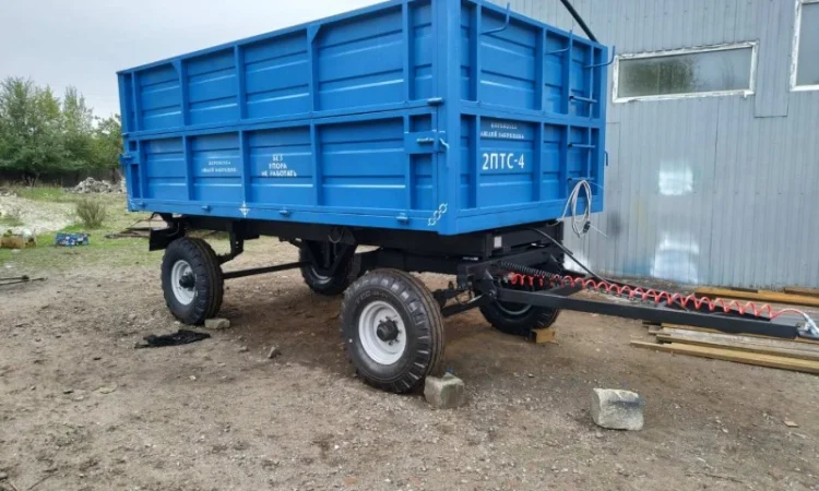 Причіп тракторний 2ПТС-4 з бортами висотою 120 см - фото № 1