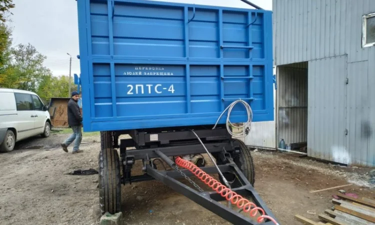 Причіп тракторний 2ПТС-4 з бортами висотою 120 см - фото № 3