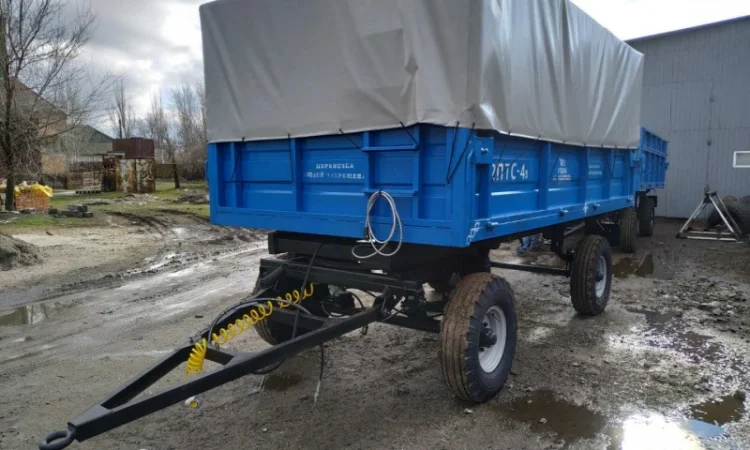 Причіп тракторний 2ПТС-4 з тентовою системою - фото № 1