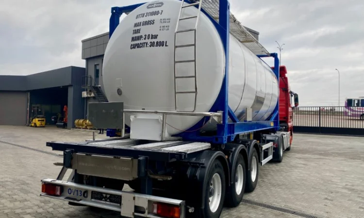 Ізотермічний танк контейнер з паровим підігрівом Van Hool Tank Container -2003 рік - фото № 9