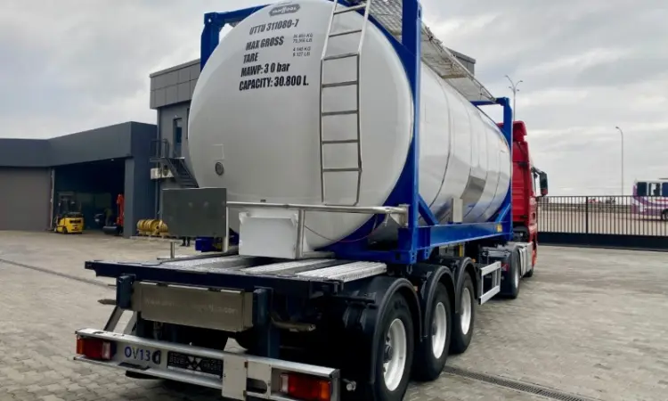 Ізотермічний танк контейнер з паровим підігрівом Van Hool Tank Container -2003 рік - фото № 10
