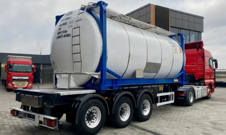 Ізотермічний танк контейнер з паровим підігрівом Van Hool Tank Container -2003 рік - фото № 11
