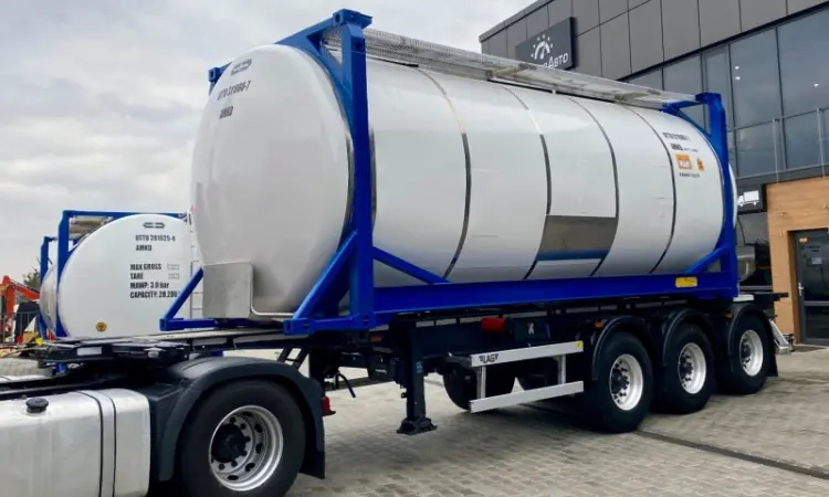 Ізотермічний танк контейнер з паровим підігрівом Van Hool Tank Container -2003 рік - фото № 12