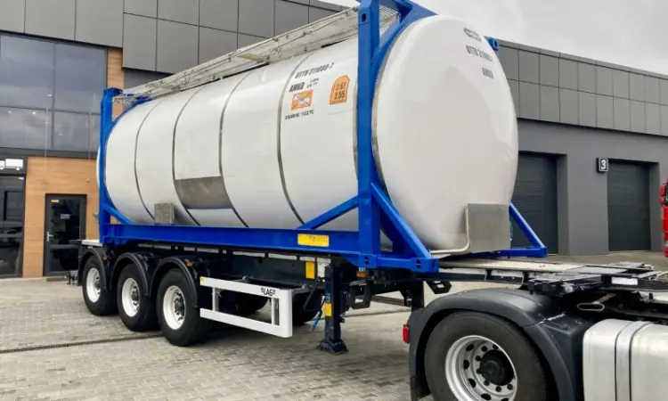 Ізотермічний танк контейнер з паровим підігрівом Van Hool Tank Container -2003 рік - фото № 7