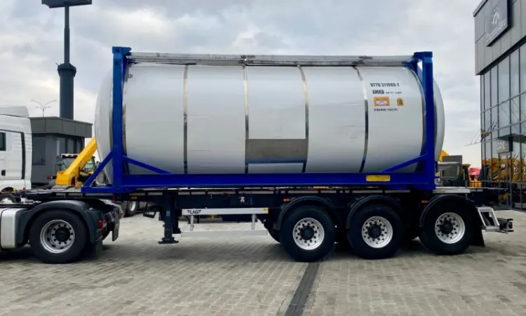 Ізотермічний танк контейнер з паровим підігрівом Van Hool Tank Container -2003 рік - фото № 8