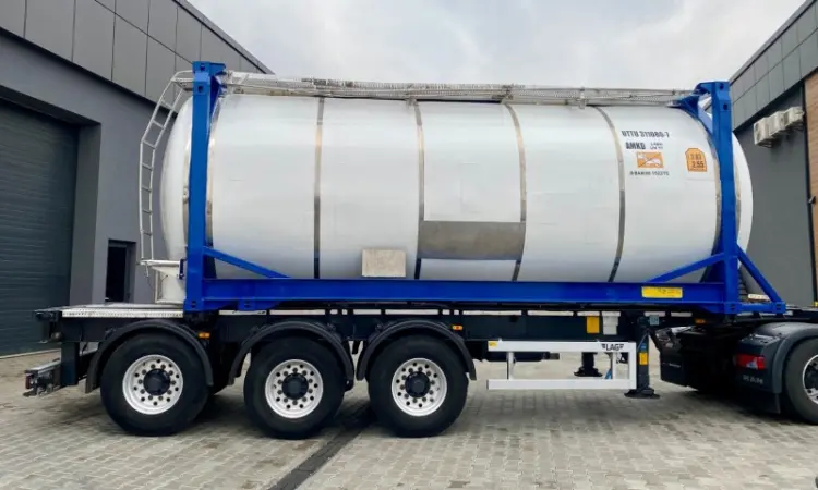 Ізотермічний танк контейнер з паровим підігрівом Van Hool Tank Container -2003 рік - фото № 9