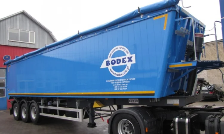 2022 Полуприцеп самосвал BODEX SAF 55м3 На складі, Гарантія! Осі 11т - фото № 3