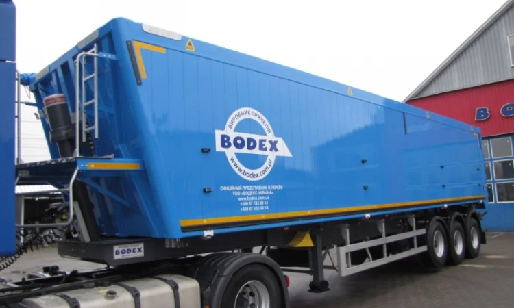 2022 Полуприцеп самосвал BODEX SAF 55м3 На складі, Гарантія! Осі 11т - фото № 4