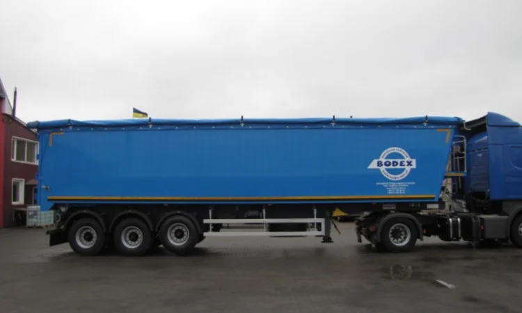 2022 Полуприцеп самосвал BODEX SAF 55м3 На складі, Гарантія! Осі 11т - фото № 5