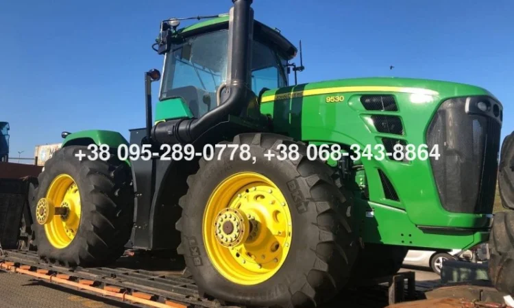 Б/у трактор колесный John Deere 9530 5000 м/ч 2011г. из США - фото № 1